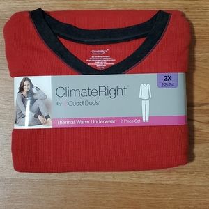 Climate Right thermal underwear size 2X